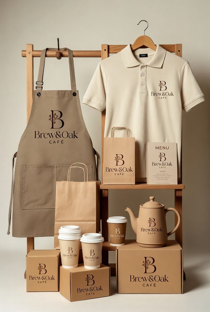 Premium brand kit with logo and collateral